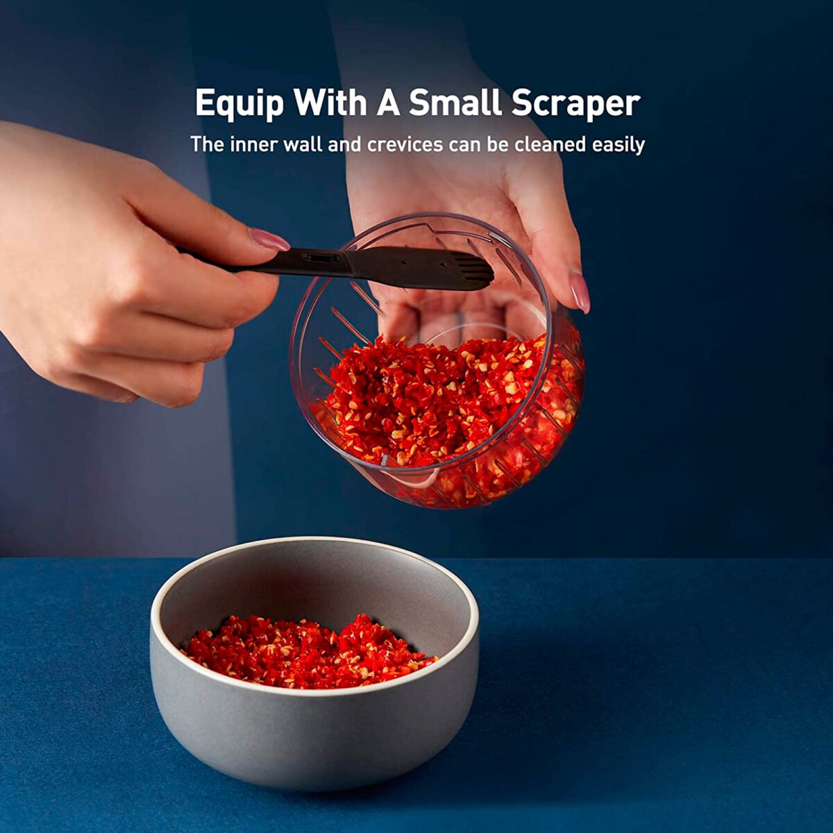 Mini Picadora De Alimentos Deerma 150ml 3600RPM 40W - Imagen 2