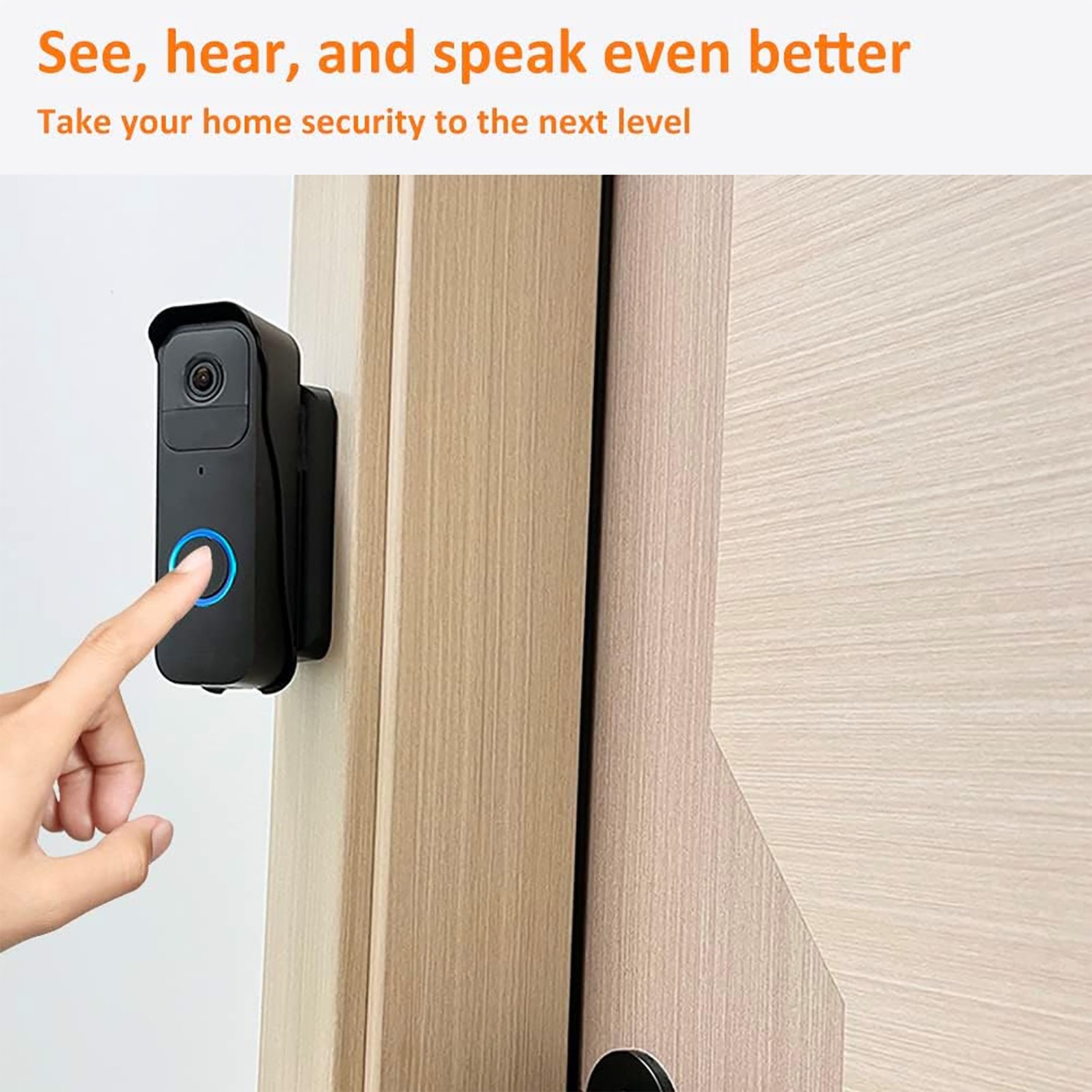 B09TTJQDCX_04.jpg Soporte Para Blink Video Doorbell AutoSonic Impermeable - Imagen 1