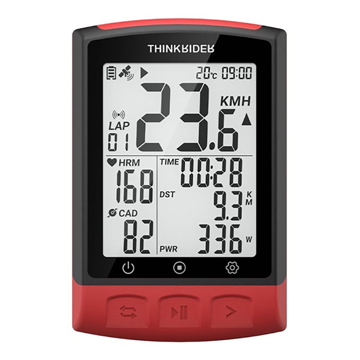 Ciclocomputador Thinkrider Bc108 Ipx7 Gps Bluetooth - Imagen 6