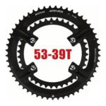 Plato Para Cadena De Bicicleta Bucklos 53-39t 10/11/12V - Imagen 5