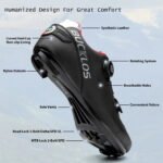 Zapatillas De Ciclismo Bucklos Transpirables Talle 43