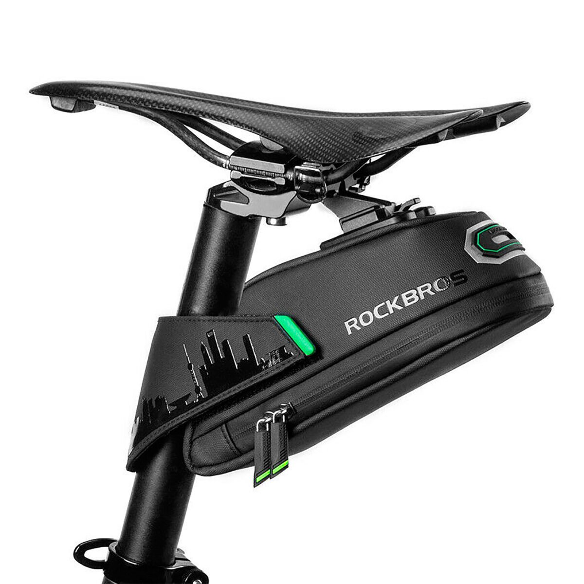 Bolso Para Bicicleta Rockbros C27 Impermeable Reflectante - Imagen 6