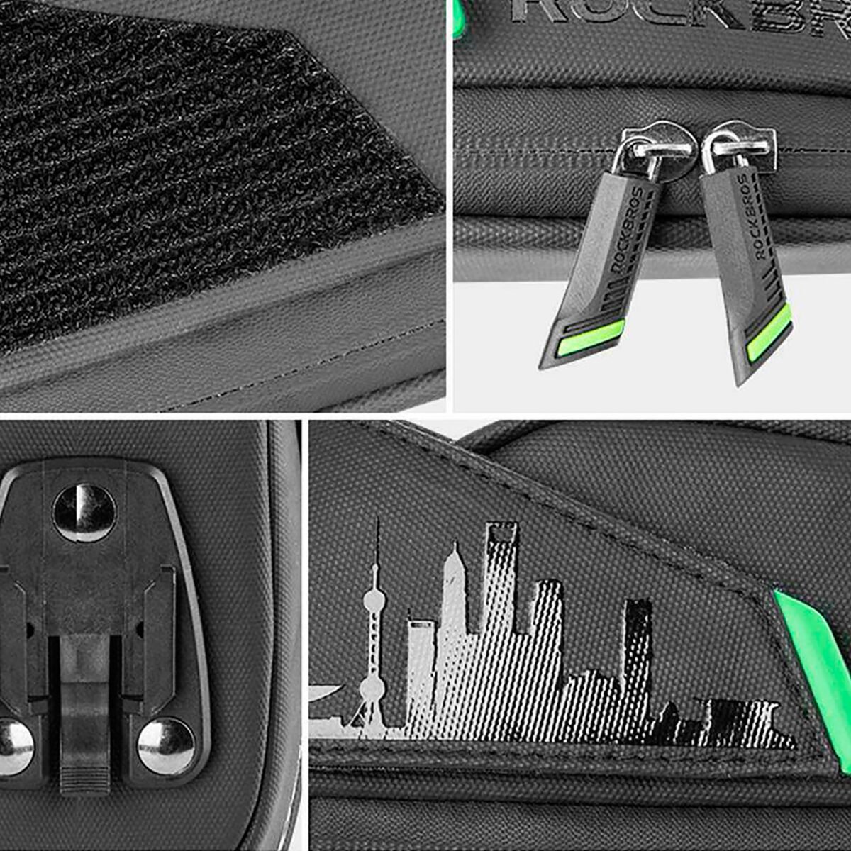 Bolso Para Bicicleta Rockbros C27 Impermeable Reflectante - Imagen 3