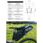 Bolso De Sillín Para Bicicleta Impermeable Rockbros De 10L - Imagen 6