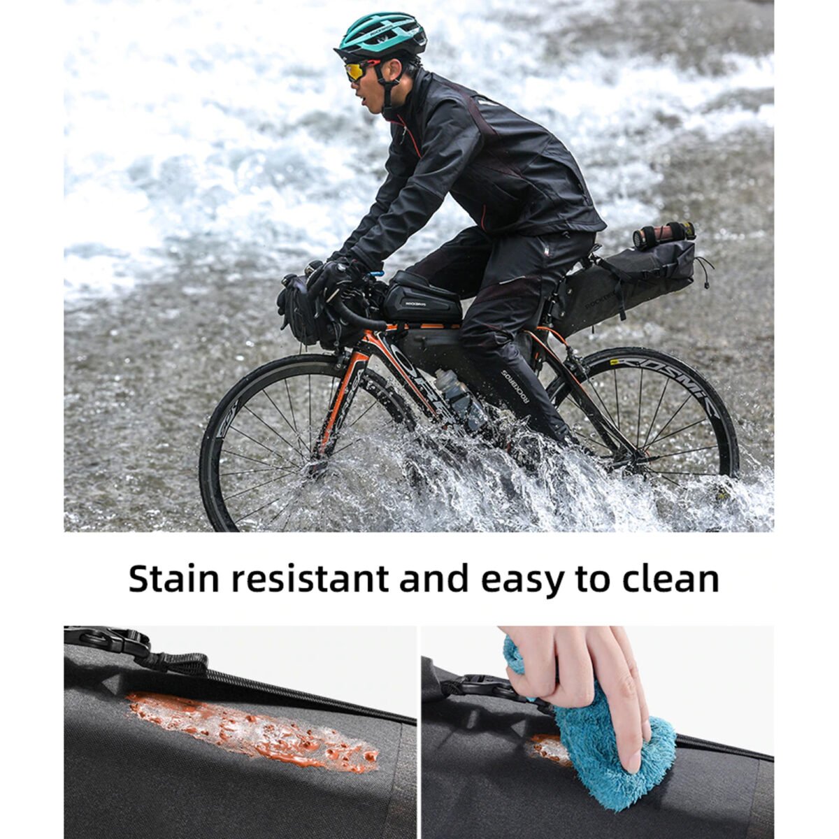 Bolso De Sillín Para Bicicleta Impermeable Rockbros De 10L - Imagen 2