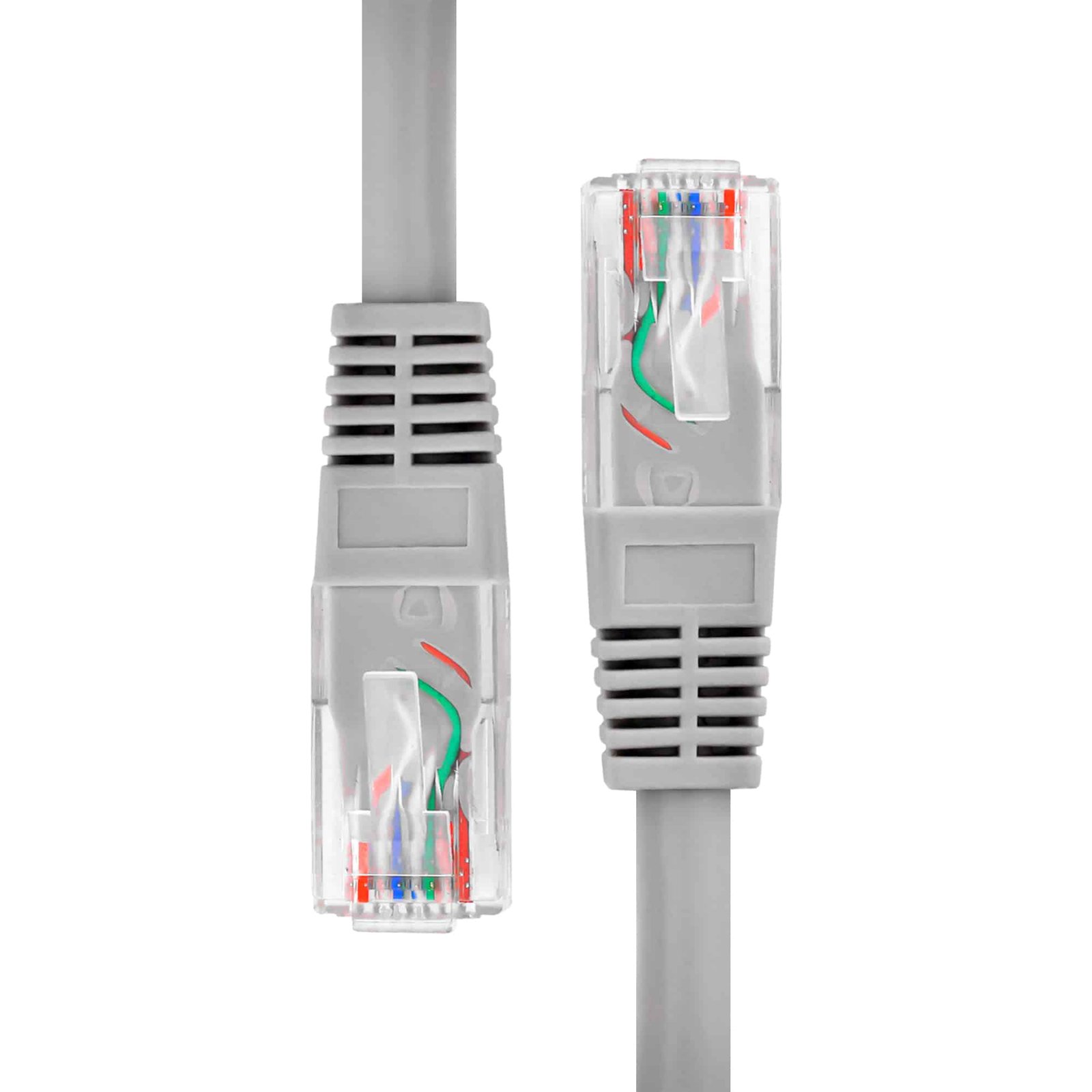 CB4301GY_03.jpg Cable De Conexión Ethernet CAT6 Unno CB4301GY 1FT Pack x3 - Imagen 1