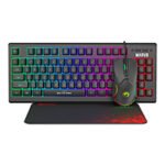 Combo Gaming Marvo Cm310 Mousepad Mouse Teclado Español - Imagen 4