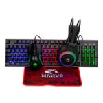 Combo Gaming Marvo Mousepad Mouse Teclado Auriculares - Imagen 7