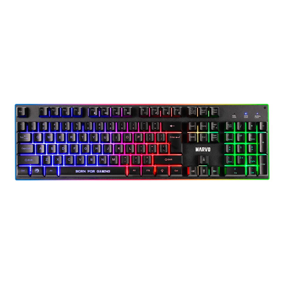 Combo Gaming Marvo Mousepad Mouse Teclado Auriculares - Imagen 2