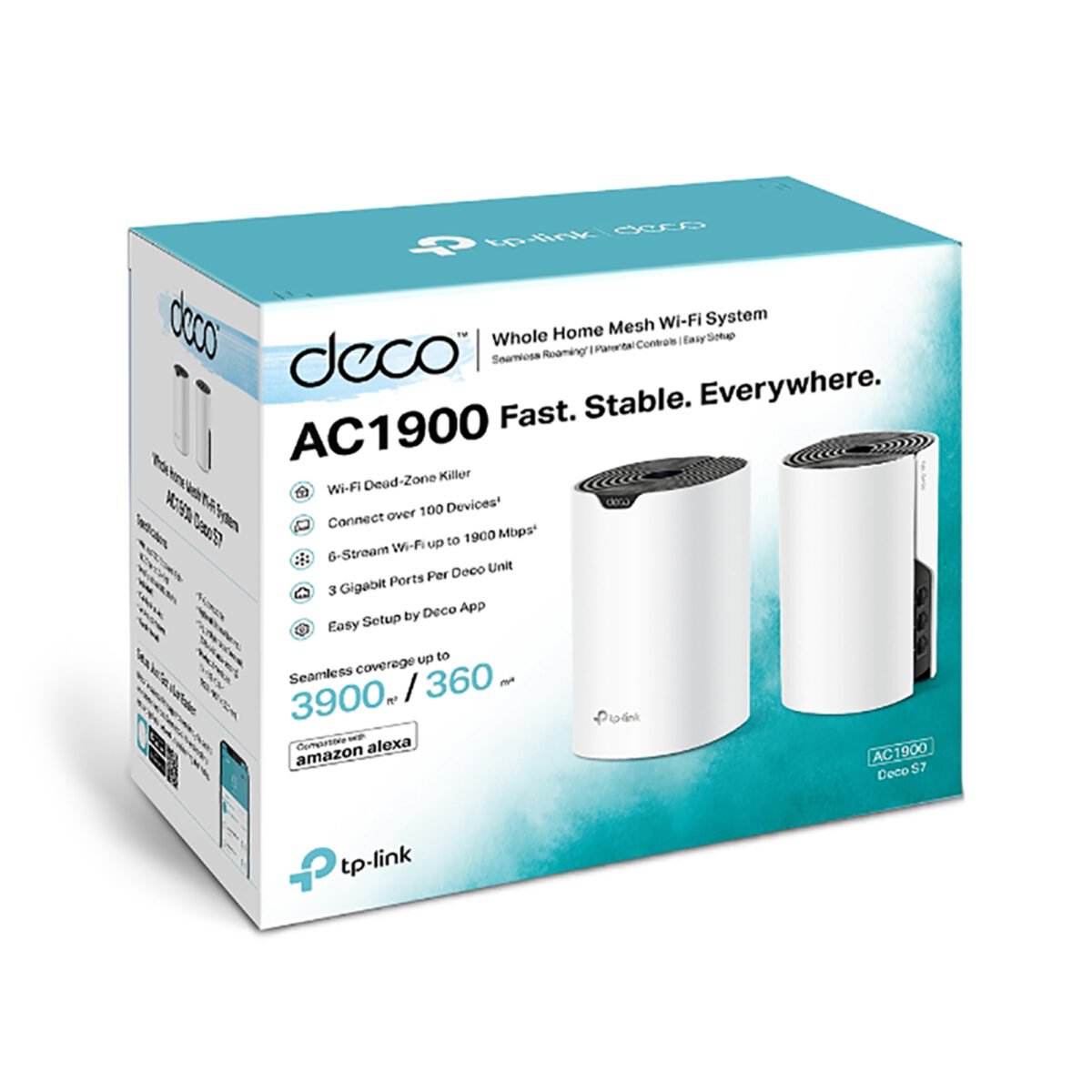 Access Point Tp-Link Deco S7 2,4ghz/5ghz Ac1900 Pack x2 - Imagen 2