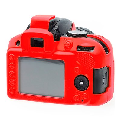 ECND3300R_04_PIC.jpg Funda de Silicona Easy Cover Para Cámara Canon D3300 / D3400 - Imagen 1