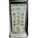 Banner Ecoamigables con soporte