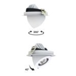 Lámpara Led Ledion Embutir 10w 3000k Dimerizable Chip Hr