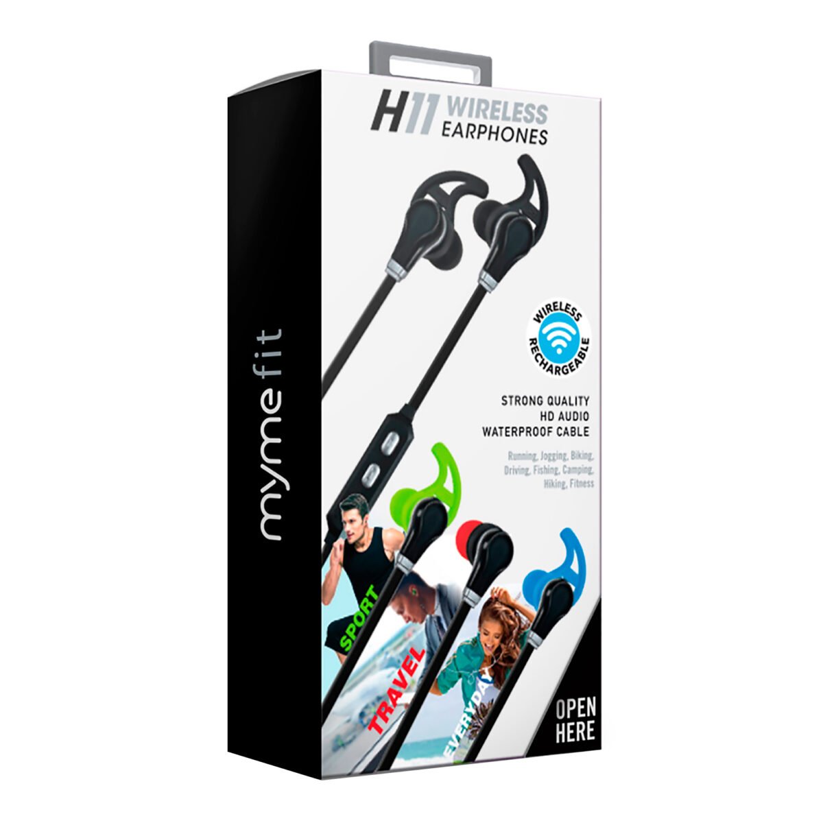 Auriculares Deportivos Inalámbricos Fifo H11 Bt Audio Hd - Imagen 2