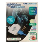 Cargador Fifo Compacto para auto Con Ambientador 12 V Dual Usb