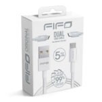Cable Fifo Dual Usb a Micro Usb / Lightning 1,5 M - Imagen 2