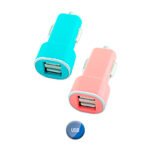 Cargador Fifo Compacto para auto 12 V Dual Usb - Imagen 2