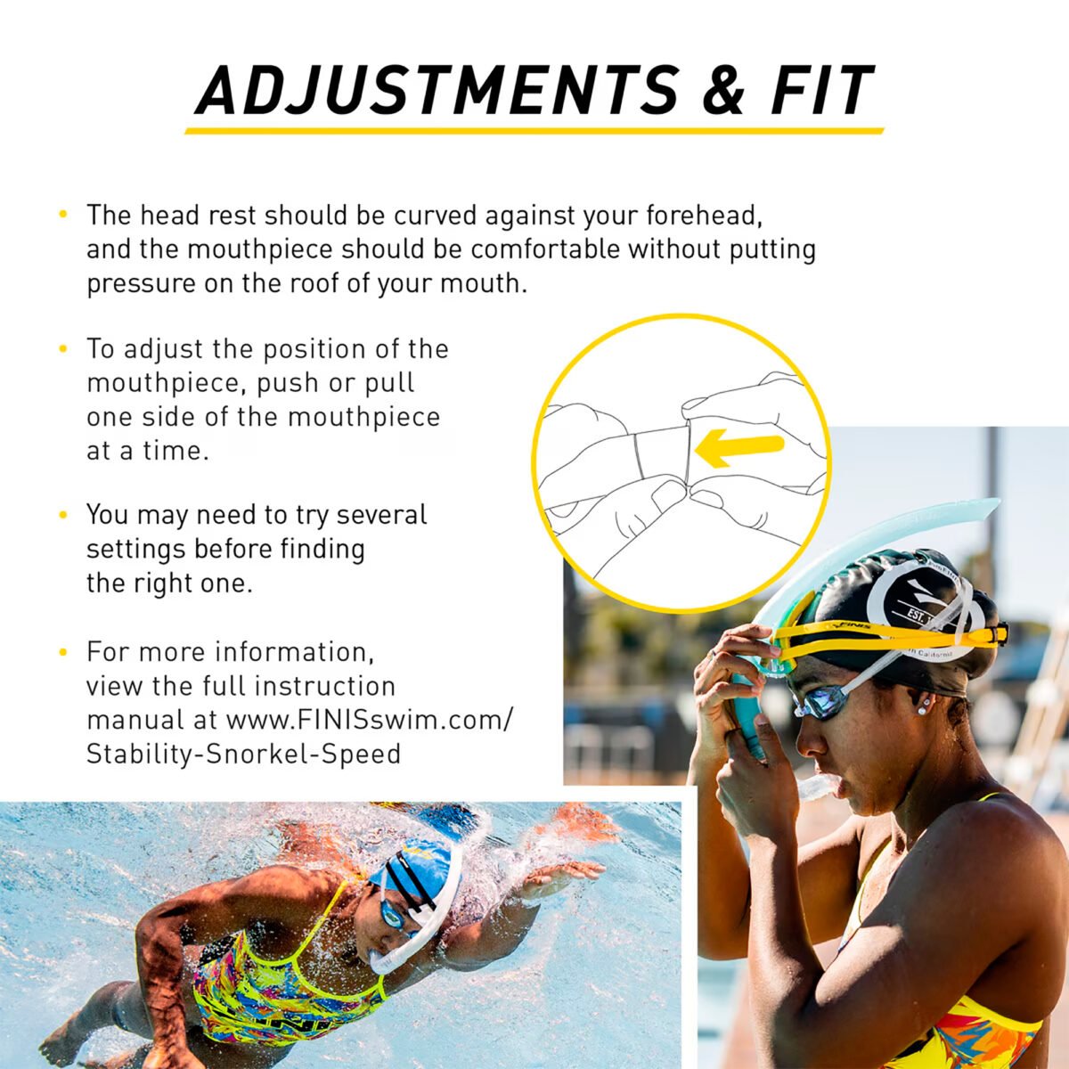 Esnórquel Para Adulto Finis Stability Snorkel - Imagen 3