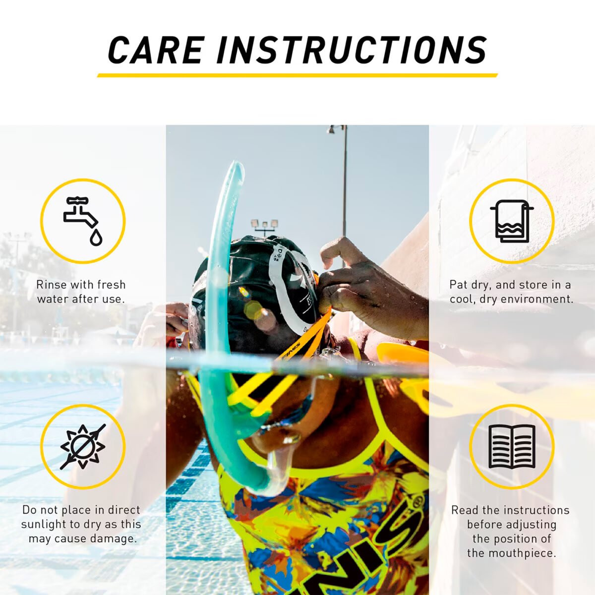 Esnórquel Para Adulto Finis Stability Snorkel - Imagen 2