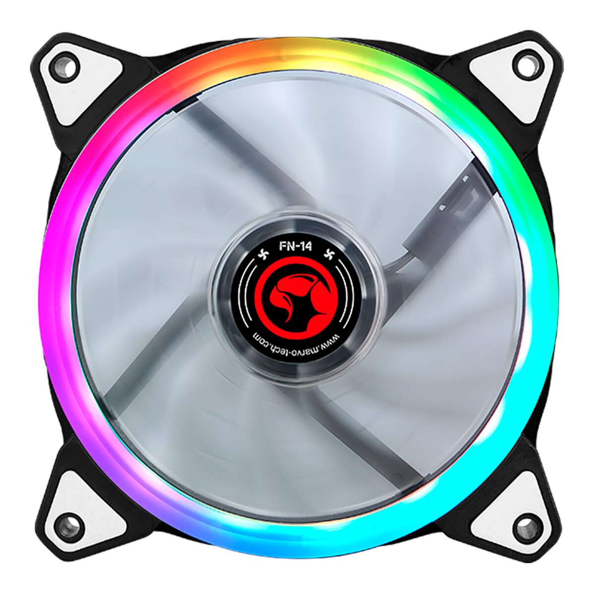 Ventilador Gaming Marvo Fn-14 RGB 110rpm - Imagen 2