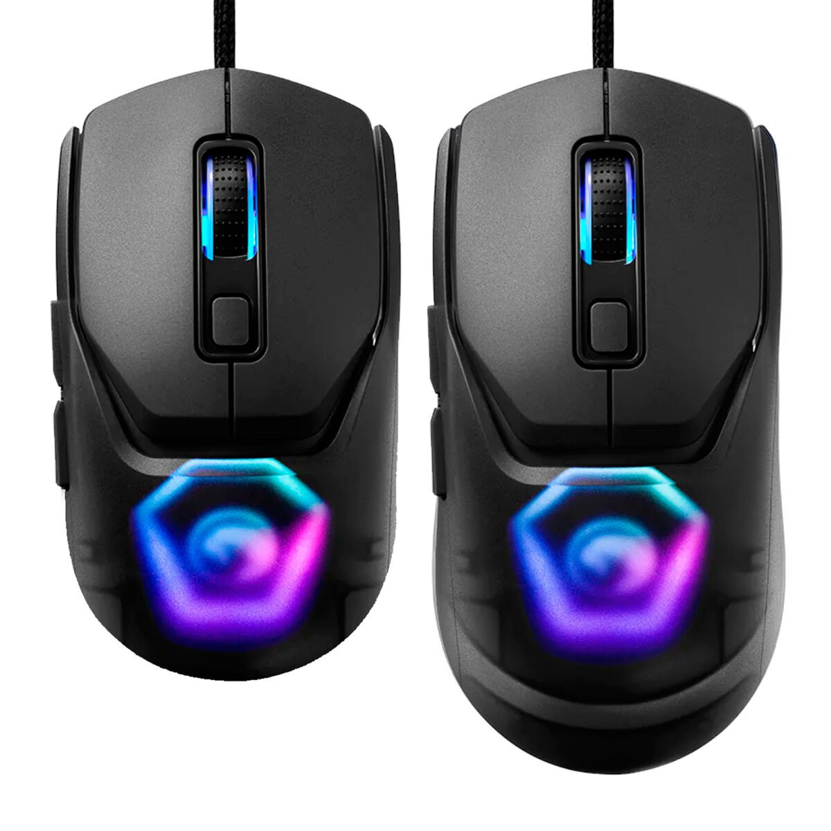 Mouse Gamer Marvo 12000dpi RGB Puños Intercambiables - Imagen 3