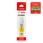 Botella De Tinta Canon Amarillo GI-10 Y 70ml