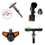 Inflador De Pie Para Bicicleta Rockbros 2 Válvulas - Imagen 2