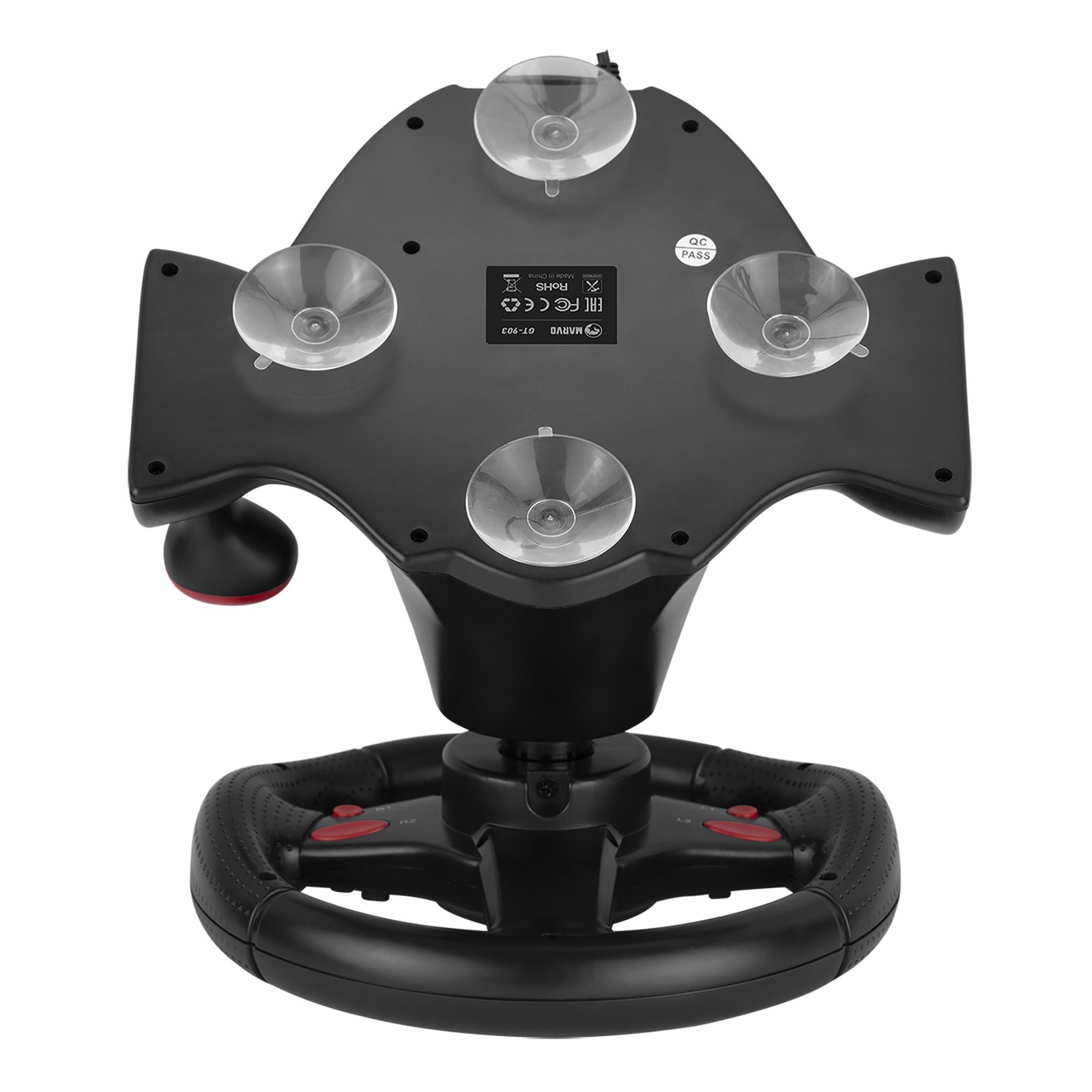 GT903_06.jpg Volante Gaming Marvo Multiplataforma 180º Vibración - Imagen 1