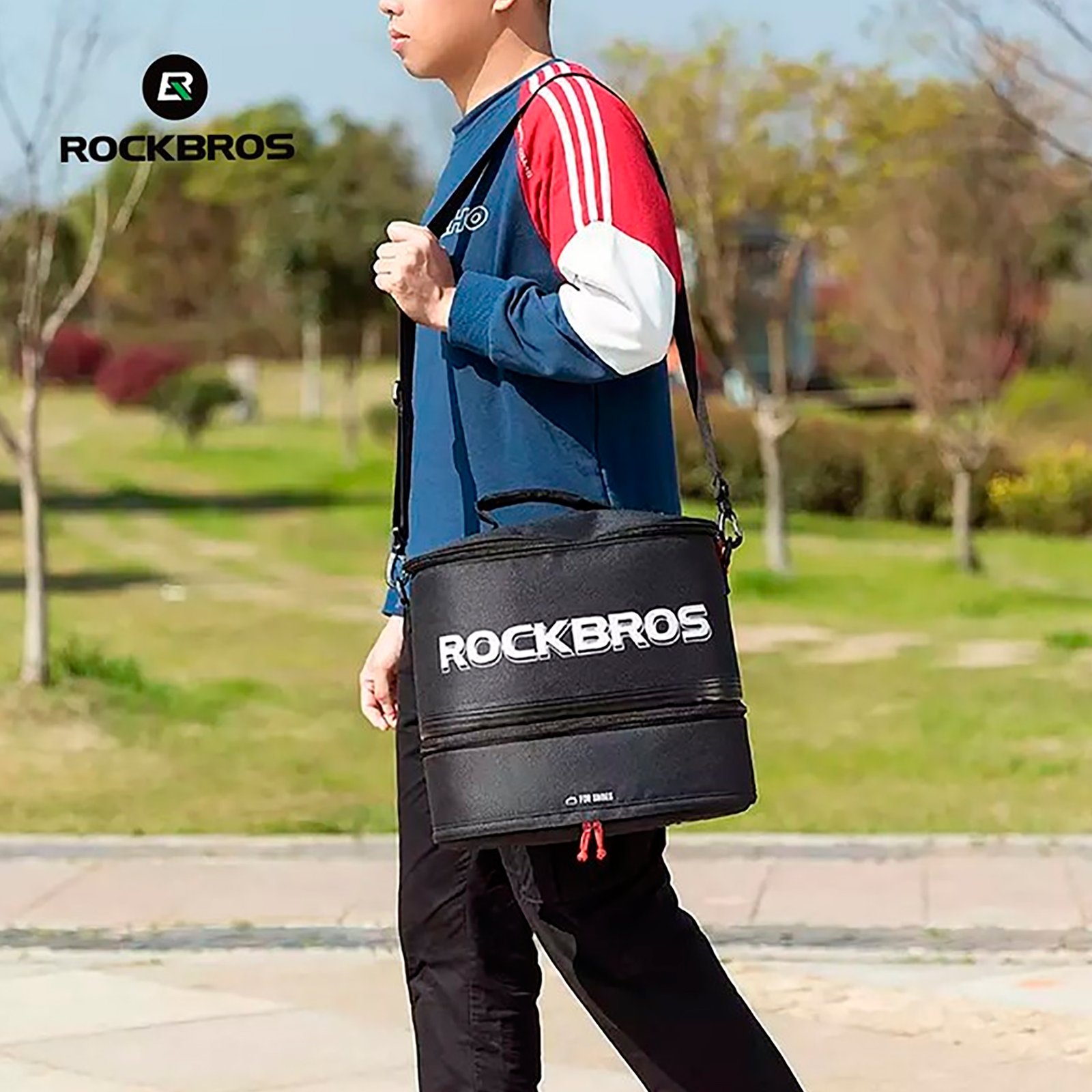 H19_04.jpg Bolso De Ciclista 2 En 1 Rockbros 12l + 6l - Imagen 1