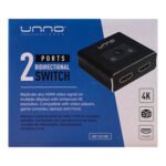 Switch Bidireccional Hdmi Unno Tekno 2 Entradas