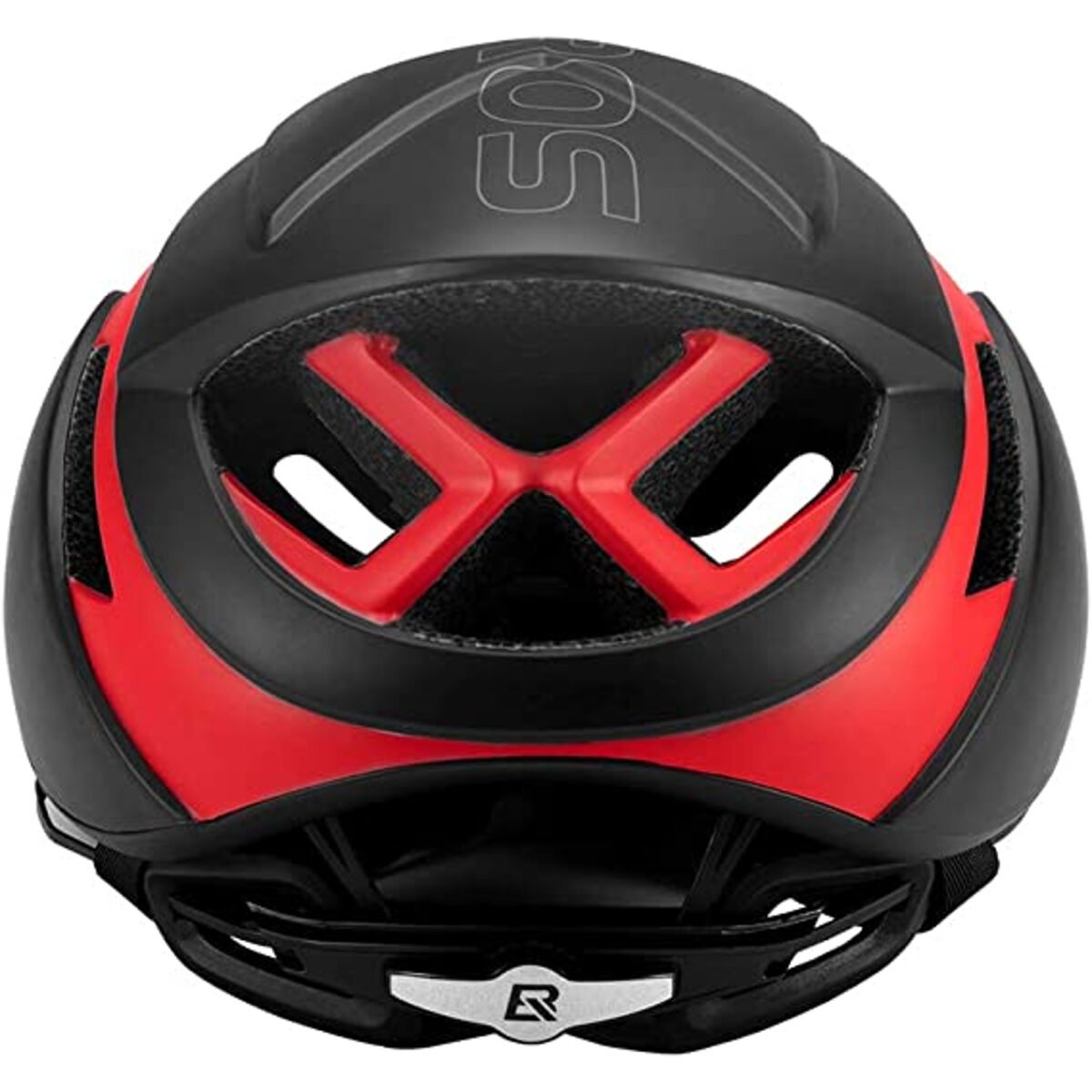 Casco Ultraliviano Rockbros Color Negro Y Rojo Talle M - Imagen 2
