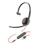 Auriculares Cableados USB A 3,5mm HP Blackwire 3215 28mm - Imagen 5