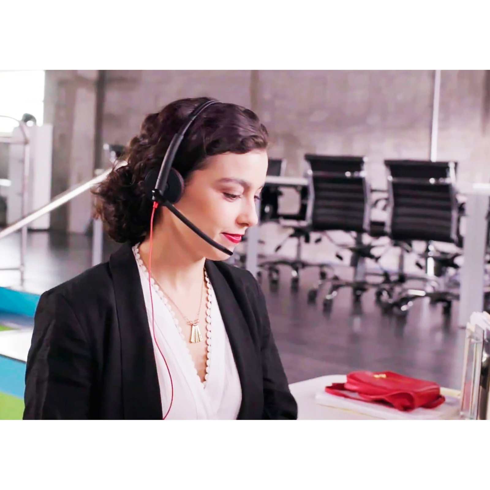 HP8M3Y1A6_05.jpg Auriculares Cableados USB A 3,5mm HP Blackwire 3215 28mm - Imagen 1