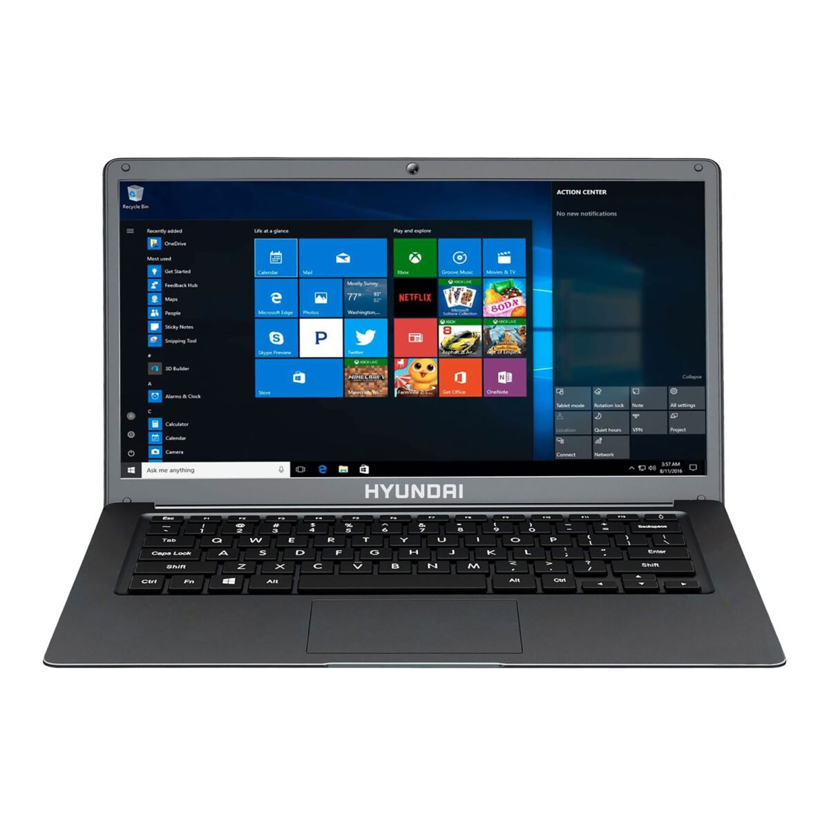 Notebook Hyundai Hybook 14,1'' N4020 4gb 128gb Win10 - Imagen 3