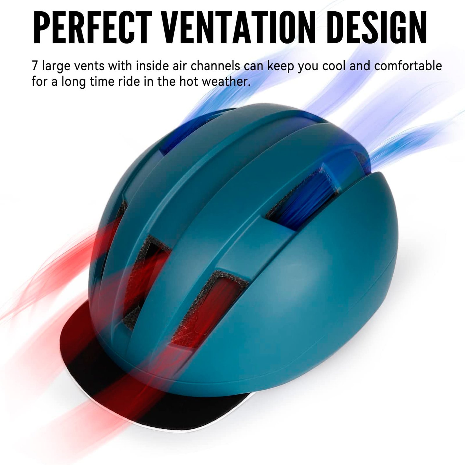 Casco Para Ciclismo Reflectante Ajustable