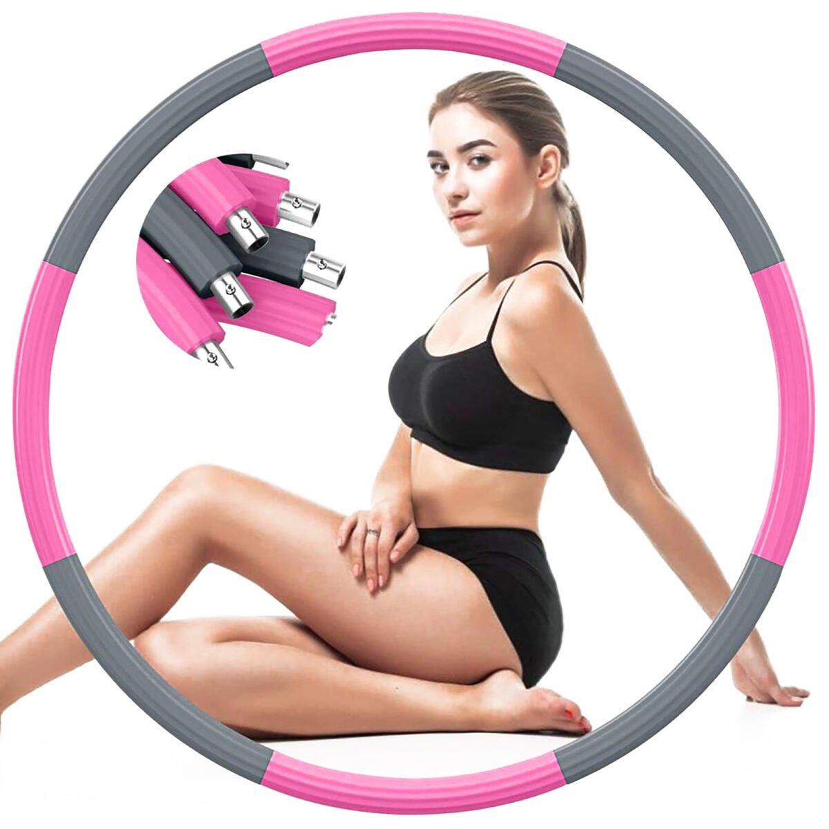 Aro De Ejercicio Desmontable Tamaño Y Peso Ajustable - Imagen 6