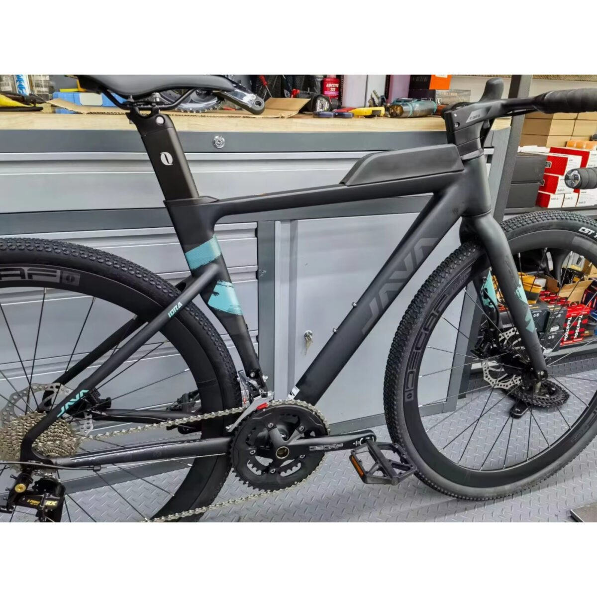 Bicicleta De Ruta Java Gravel Idra 24V Talle 470mm - Imagen 2