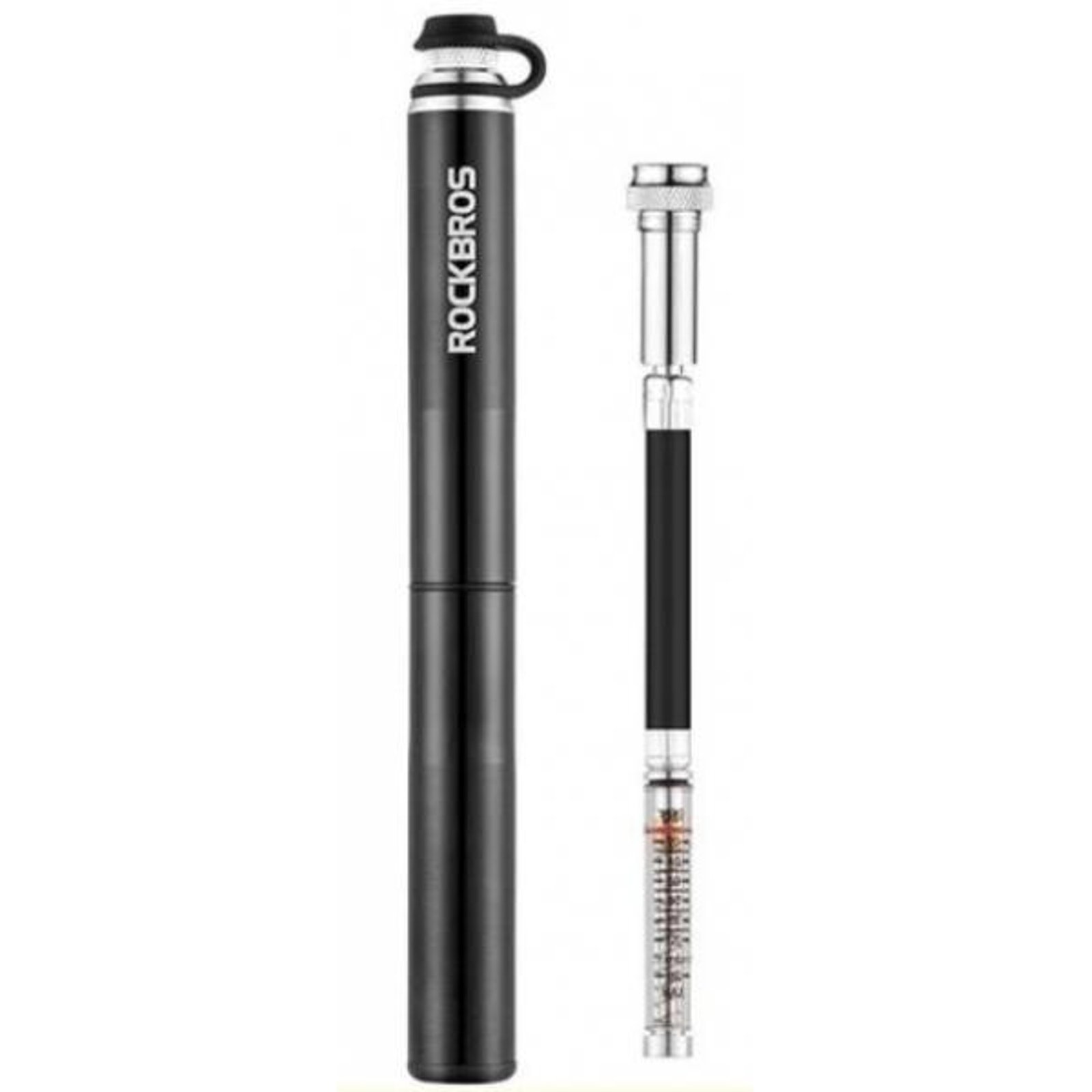 JGPB004_-POS1.jpg Inflador Bicicleta Rockbros A/v Y Presta 160psi Manómetro - Imagen 1