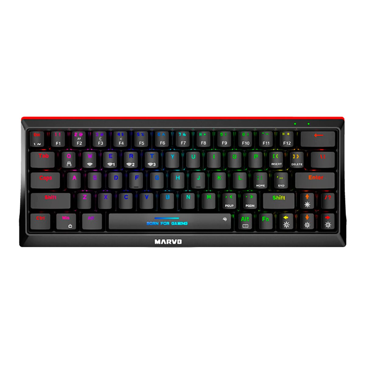 Teclado Gaming Bt Español Marvo Kg962w Mecánico Iluminación - Imagen 3