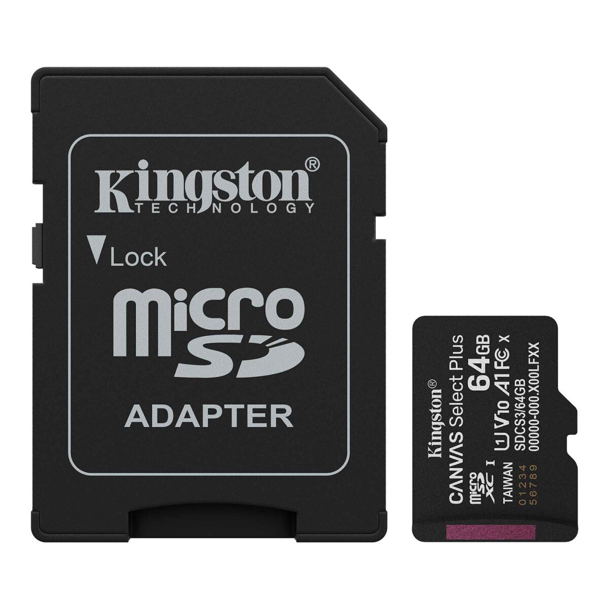 Memoria Micro Sd Kingston Sdcs3/64gb 100mb/s - Imagen 2
