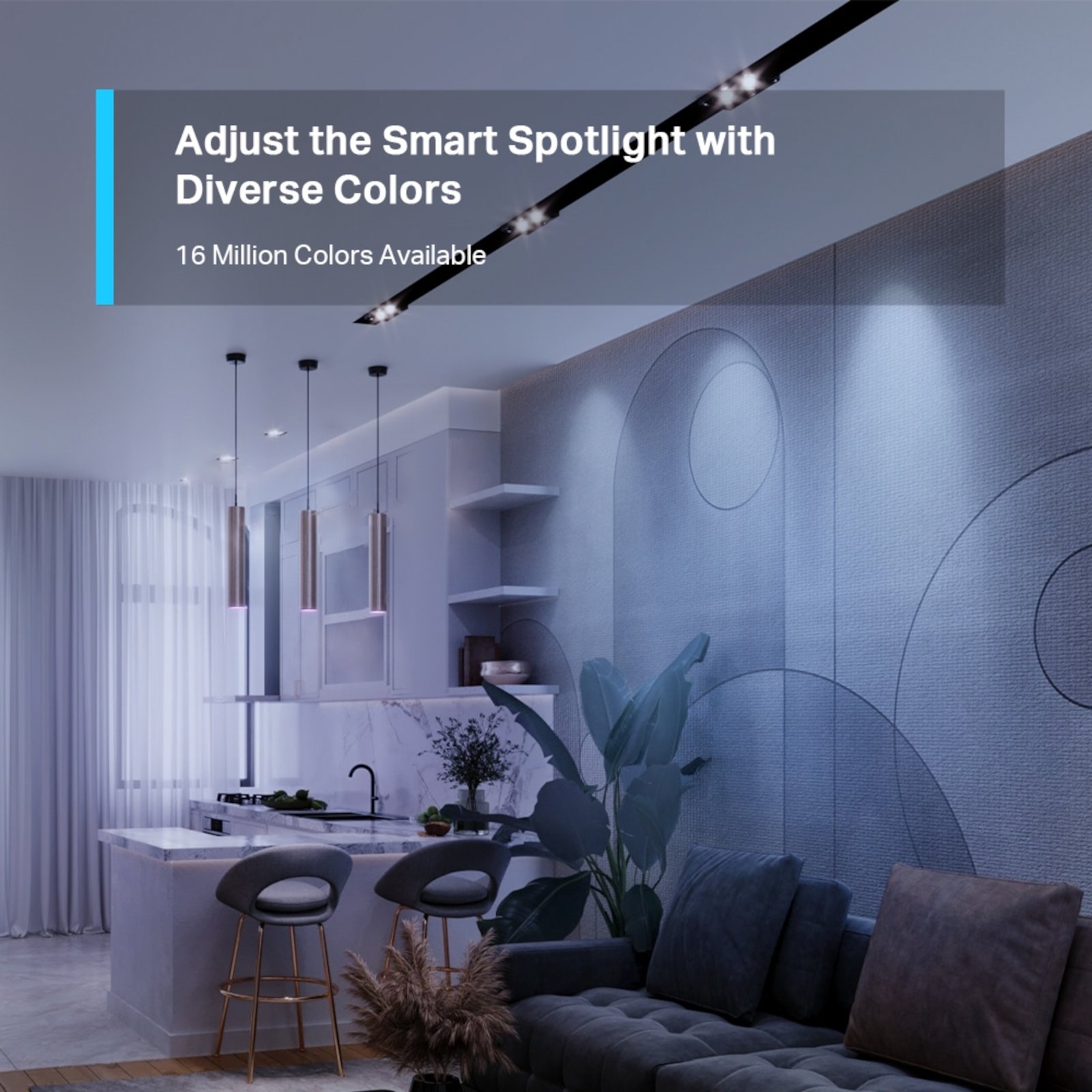 L630-06.jpg Lámpara Led Inteligente tp-Link Tapo L630 3,7W GU10 Multicolor - Imagen 1