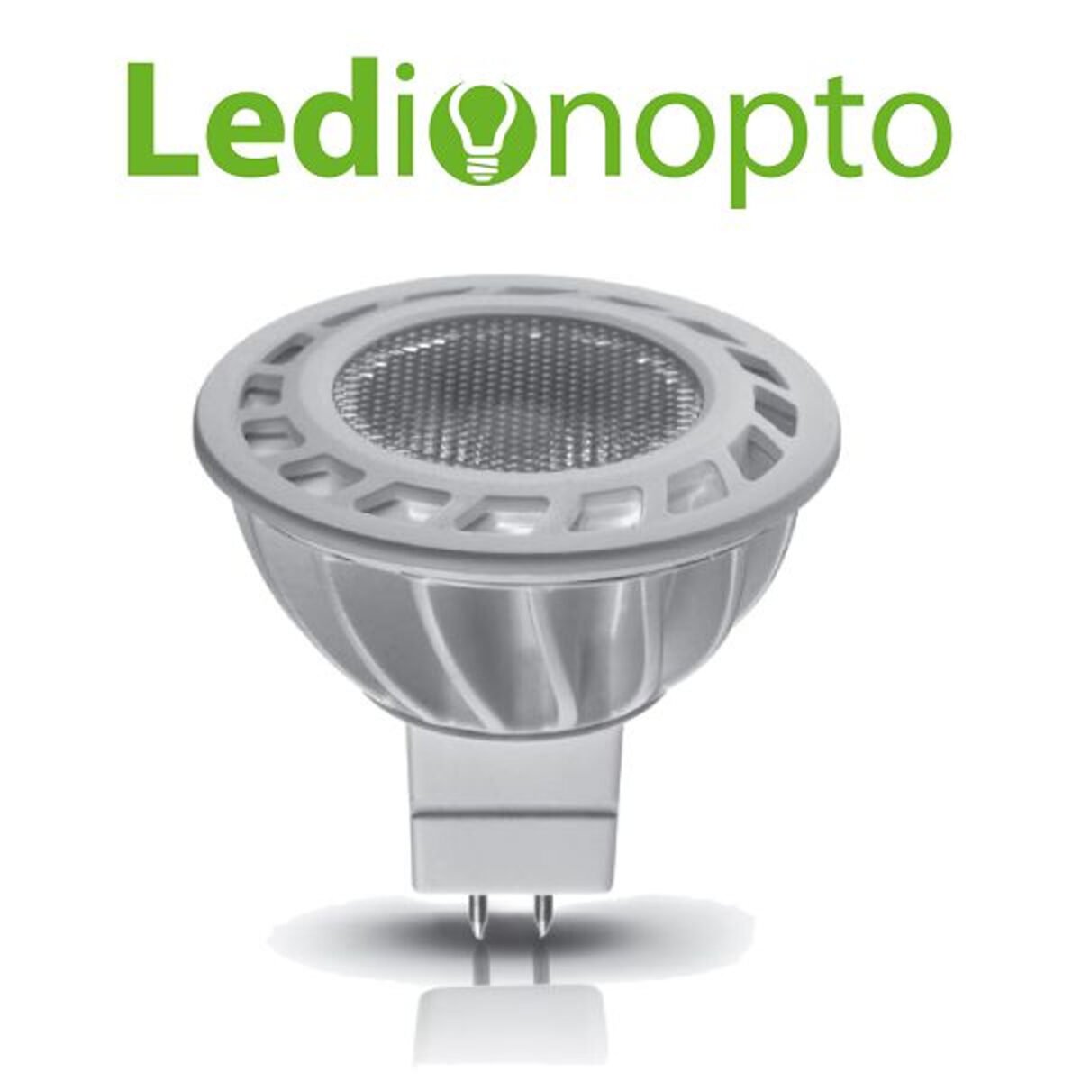LEDMR1630A-POS1.jpg Lámpara Led Ledion Gu5.3 6w 4000k Aro Blanco 25°