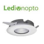 Lámpara Led Ledion Embutir 15w 3000k Aro Blanco 140° - Imagen 2