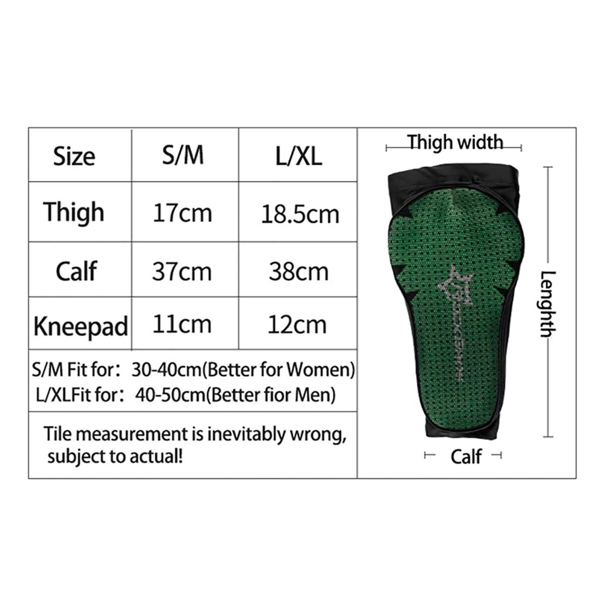 Rodilleras Deportivas RockbrosTranspirables L / Xl - Imagen 3