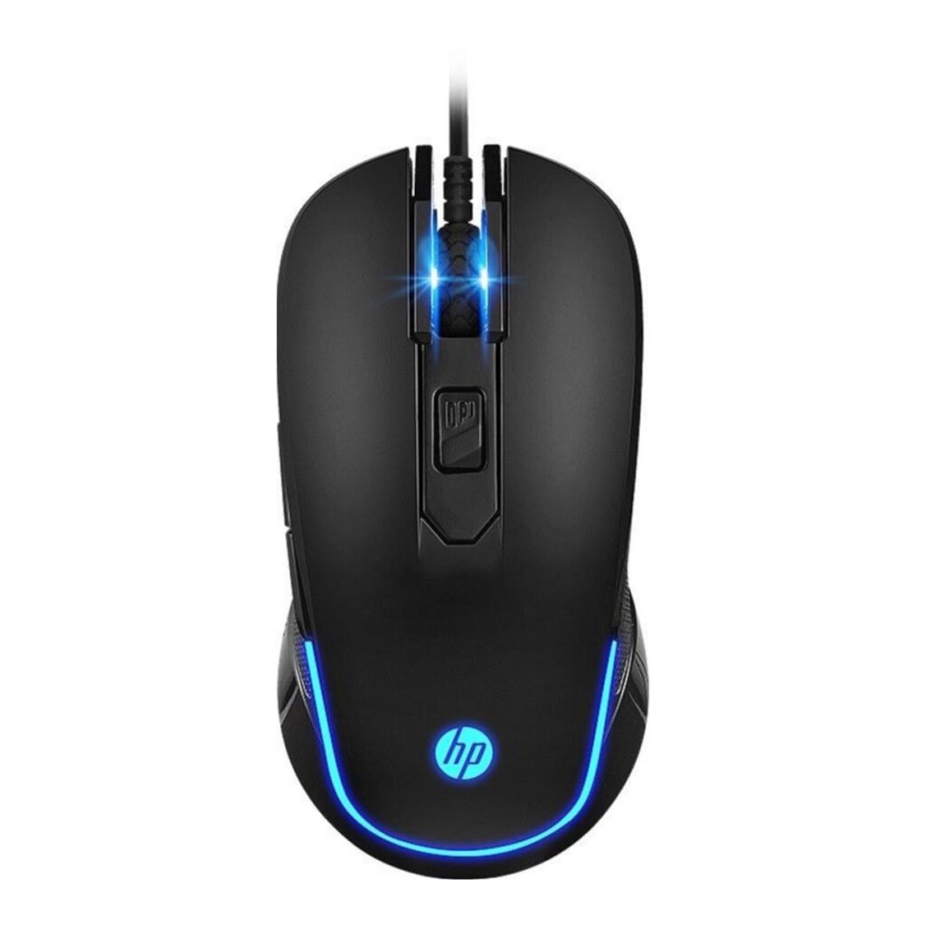 Mouse gaming HP M200 — Sensor óptico con resolución ajustable
