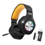 Auriculares Gaming Inalámbricos Marvo Pulz 80w RGB - Imagen 5