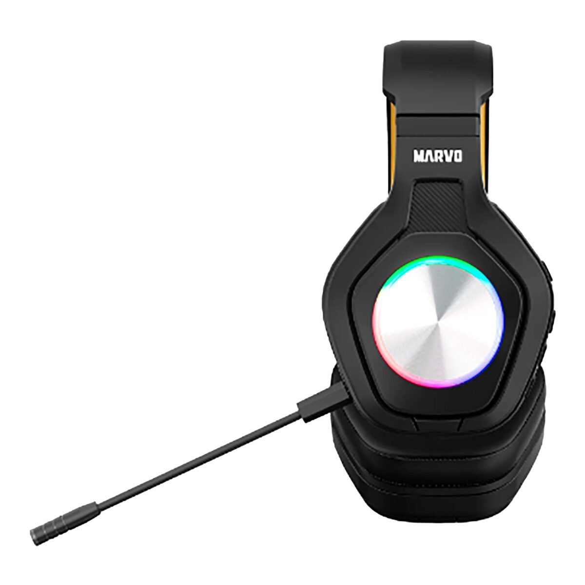 Auriculares Gaming Inalámbricos Marvo Pulz 80w RGB - Imagen 2