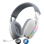 Auriculares Gaming Cableados Inalámbricos Marvo HG9086W RGB - Imagen 4