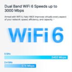 Access Point Mercusys Halo H80x 2,4ghz/5ghz Ax3000 Pack x2