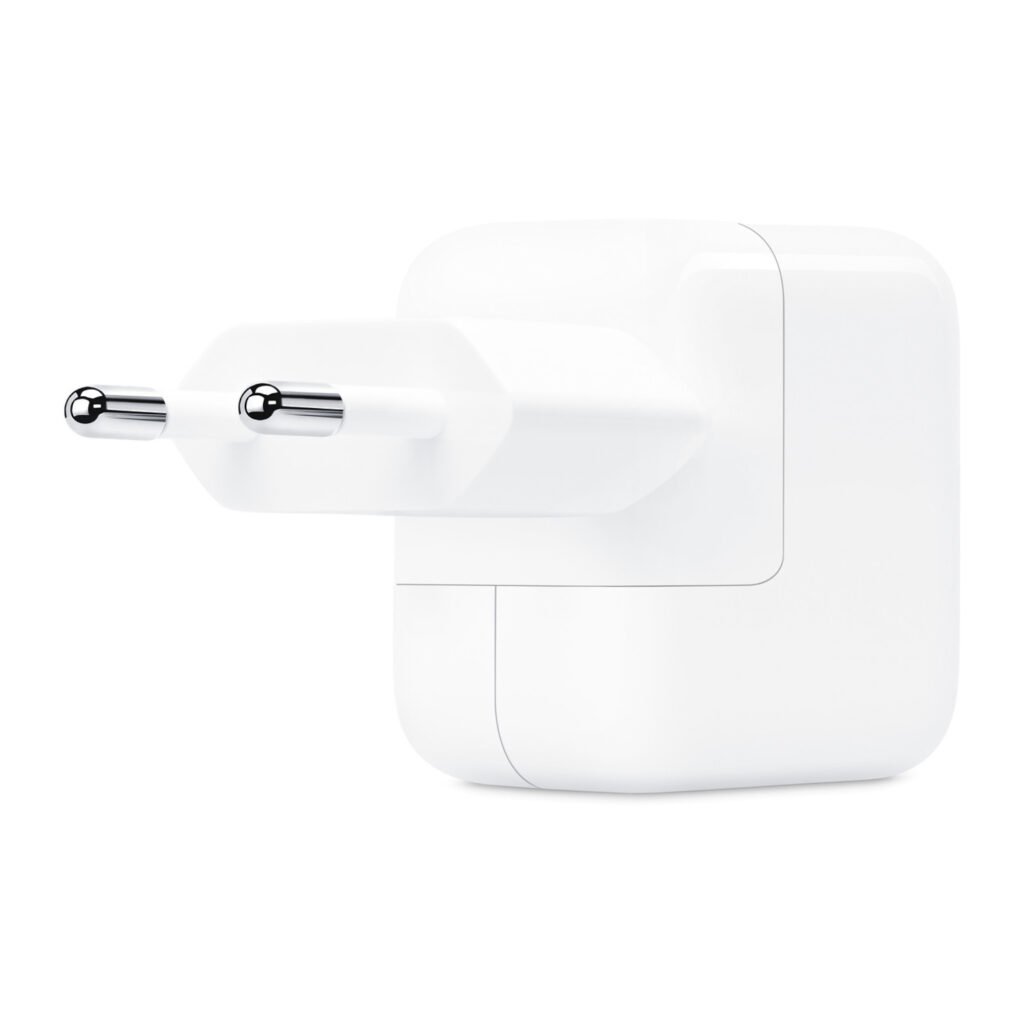Cargador de pared Apple 12 W — Potencia de 12 W y conexión USB